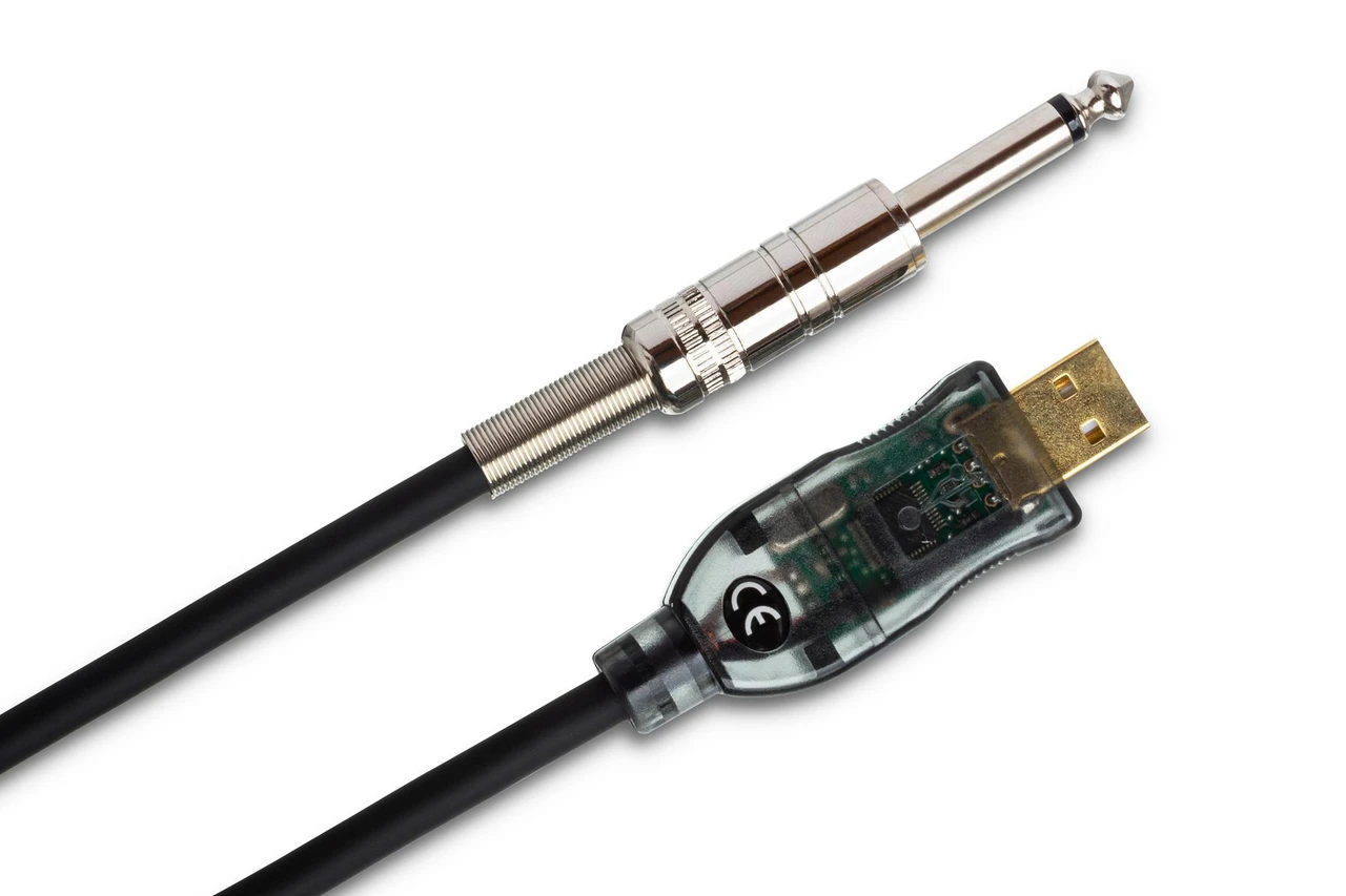 Hosa USQ-110 TRACKLINK USB Interface 1/4 in TS to USB Type A