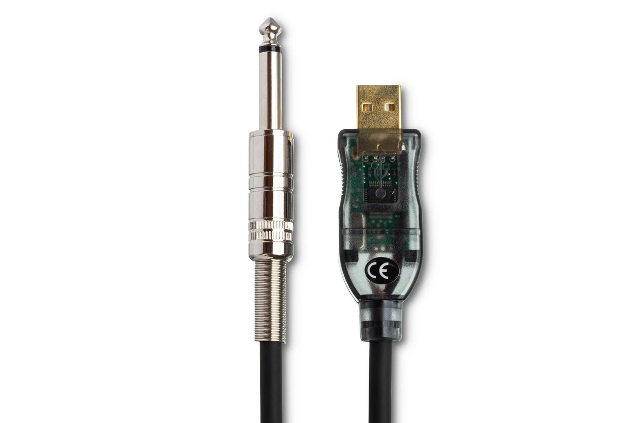 Hosa USQ-110 TRACKLINK USB Interface 1/4 in TS to USB Type A
