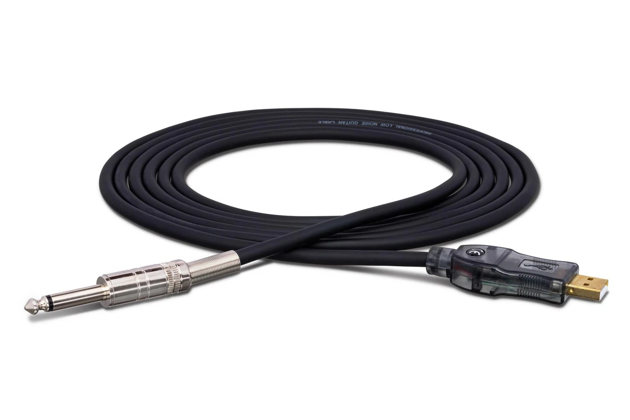 Hosa USQ-110 TRACKLINK USB Interface 1/4 in TS to USB Type A