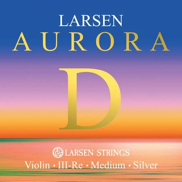 Larsen Aurora Violin D Medium Silver