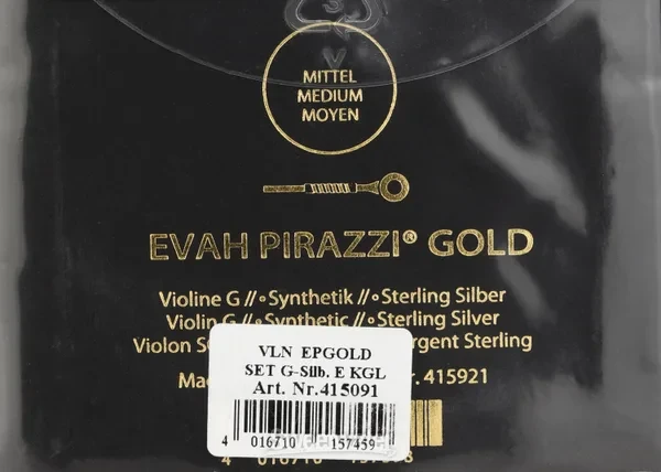Pirastro strings Evah Pirazzi Gold 4/4 set Gold E, Silver G