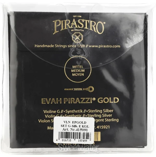 Pirastro strings Evah Pirazzi Gold 4/4 set Gold E, Silver G