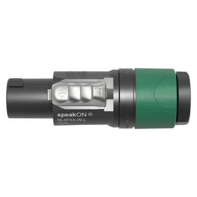 Neutrik NL4FXX-W-L 4 pole speakON cable connector