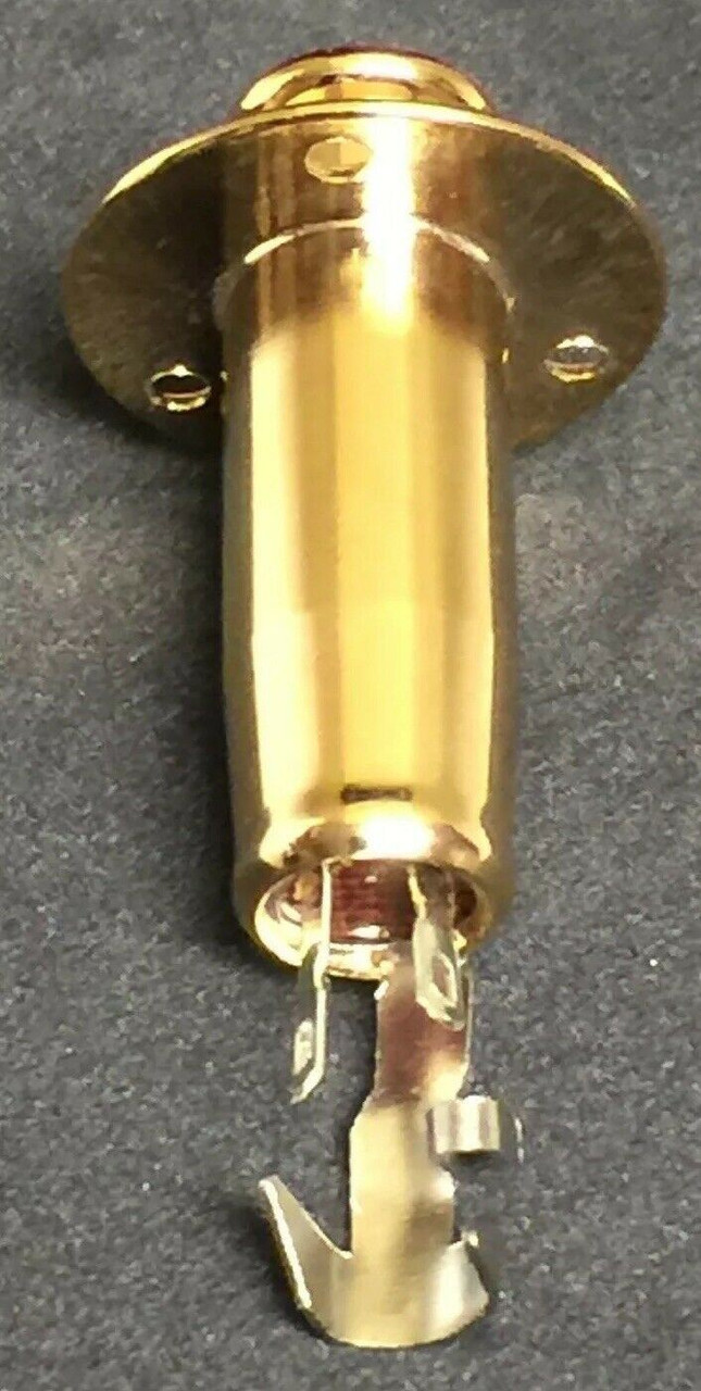 Guitar End Pin Jack Stereo Gold