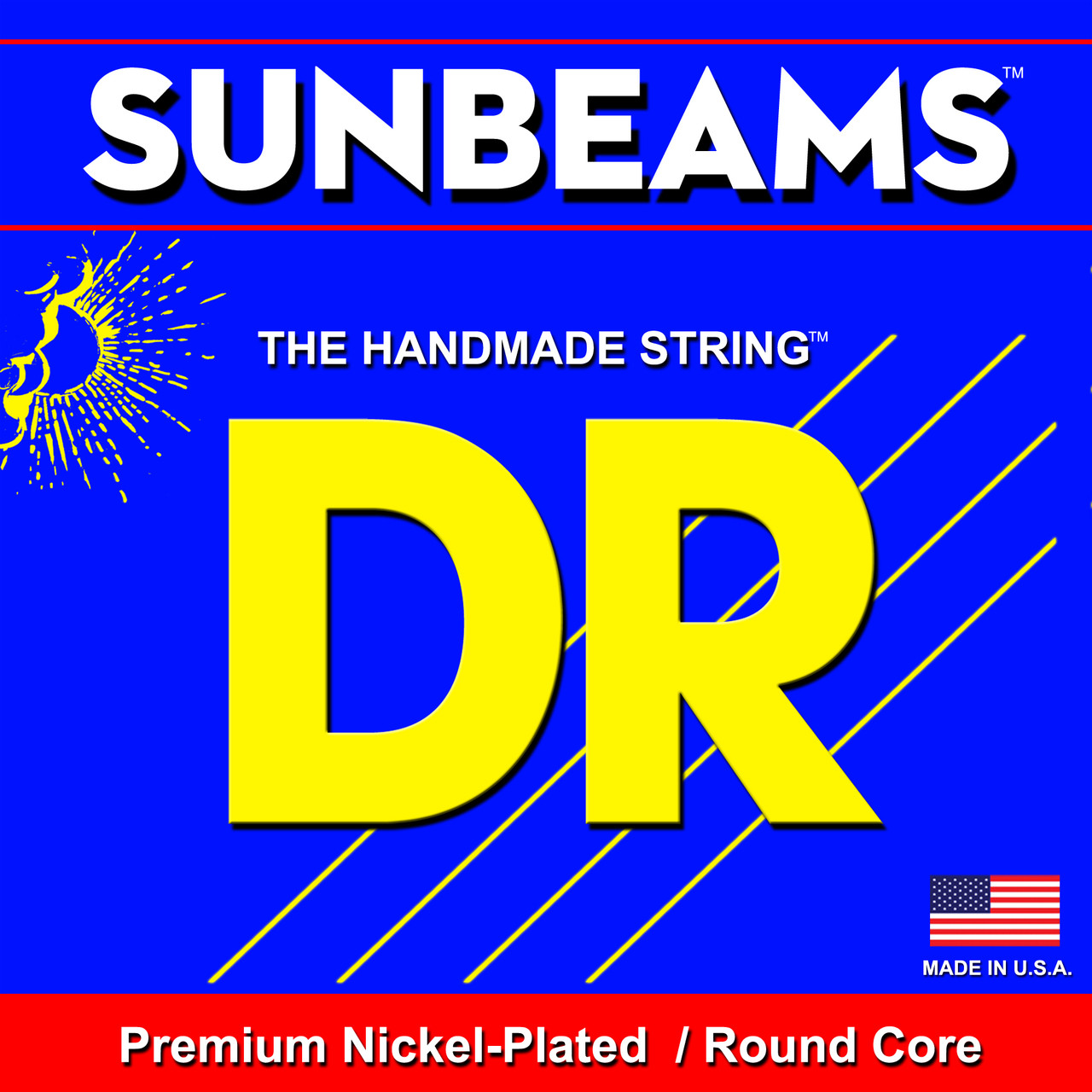 DR NMR5-130 Sunbeams Premium Nickel-Plated/Round Core Bass Strings  45 65 85 105 130