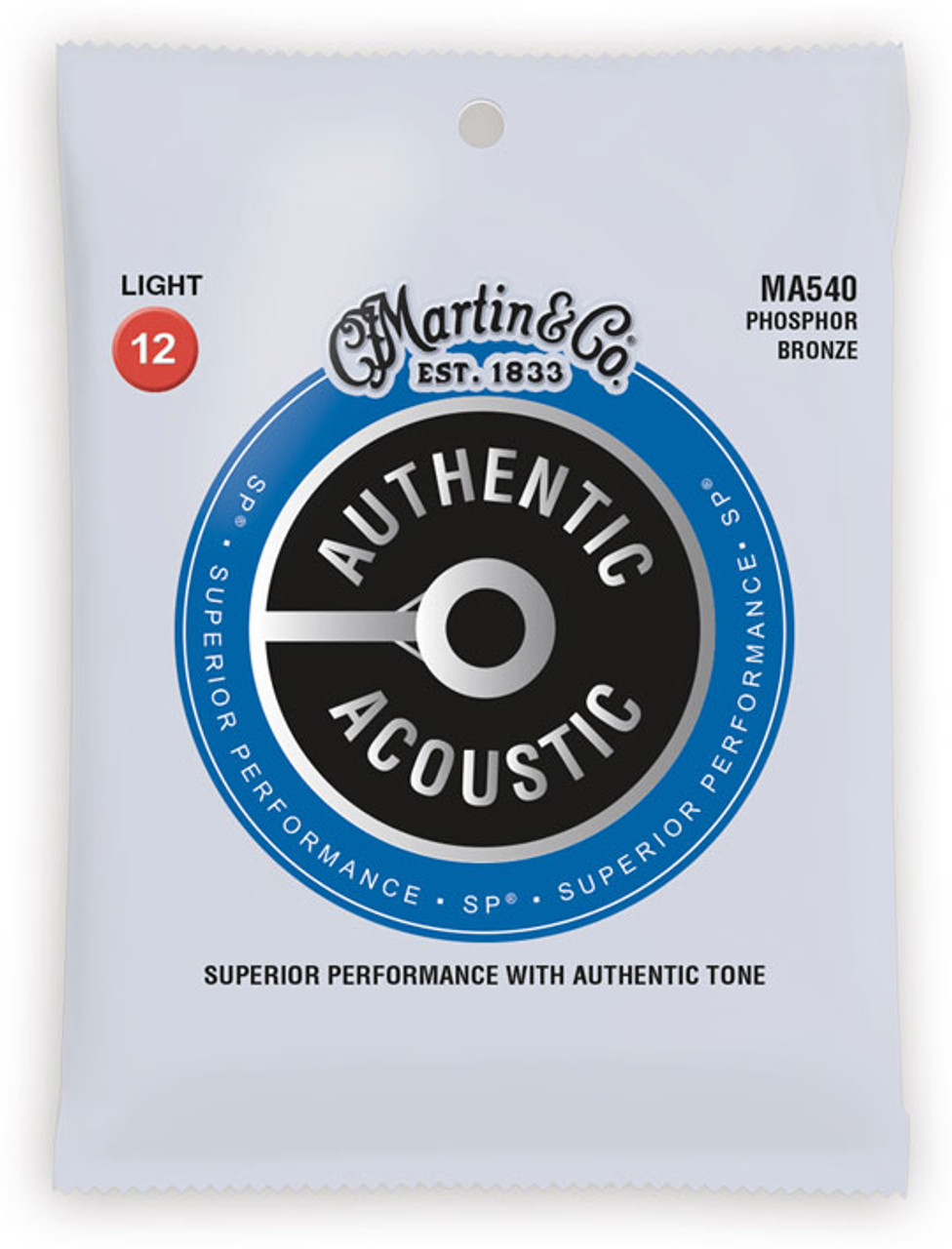 Superior Performance Acoustic guitar strings MA540 Phosphor Bronze Light 12