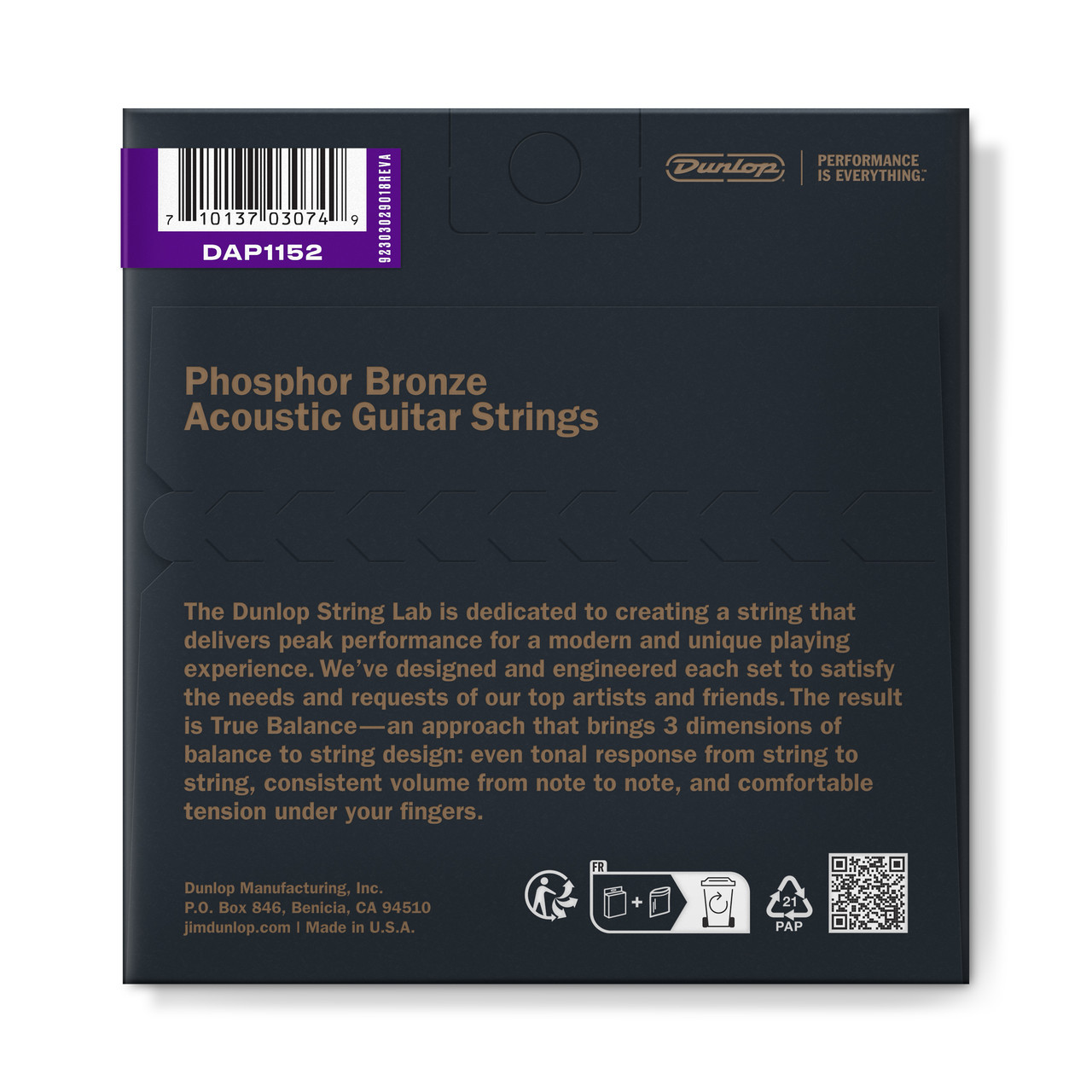 Dunlop Phospher Bronze Acoustic Guitar Strings 11-52