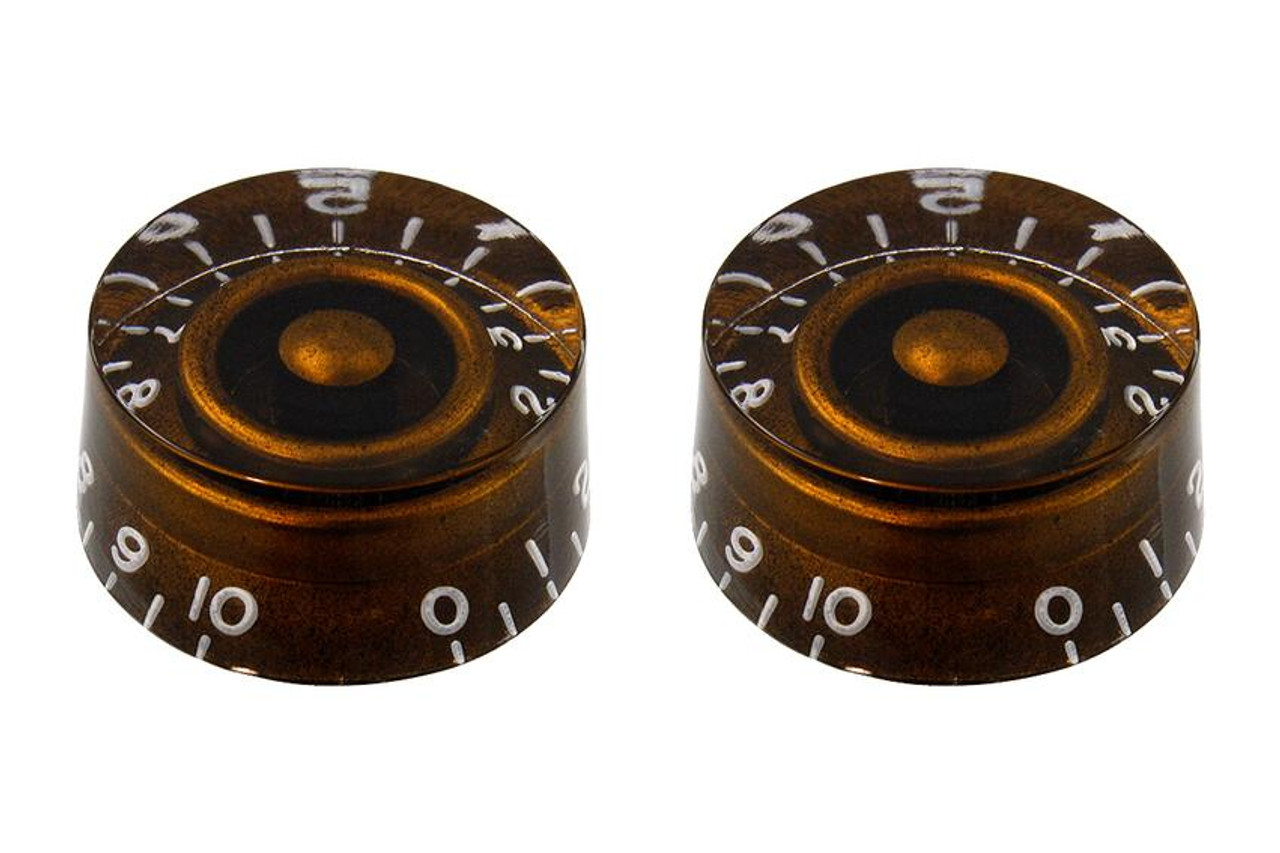 Vintage Style Speed Knobs Set of 2 Brown Chocolate Vintage Tint