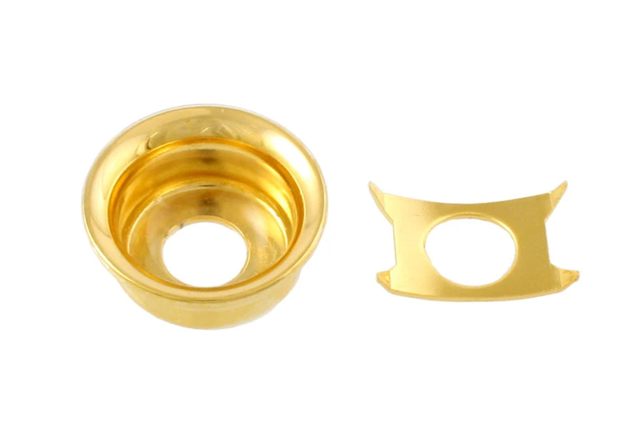Gold Input Cup Jackplate for Telecaster
