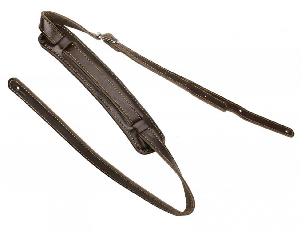 Brown Leather Vintage Slash Strap Extra Long