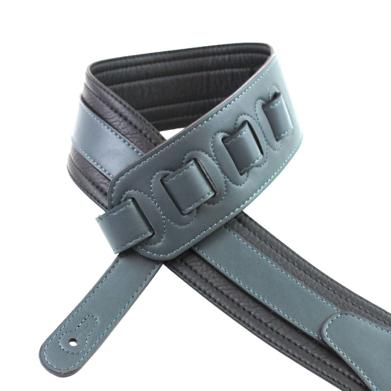 Teal Grey Multi Layer Strap with Padded Glove Leather Back