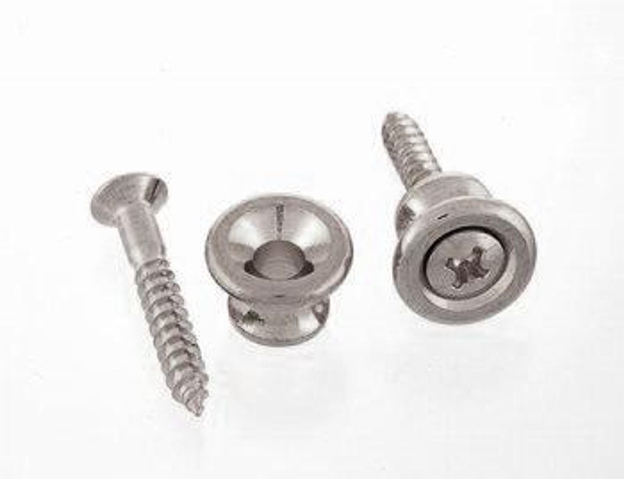 Gibson Style Nickel Strap Buttons by Gotoh