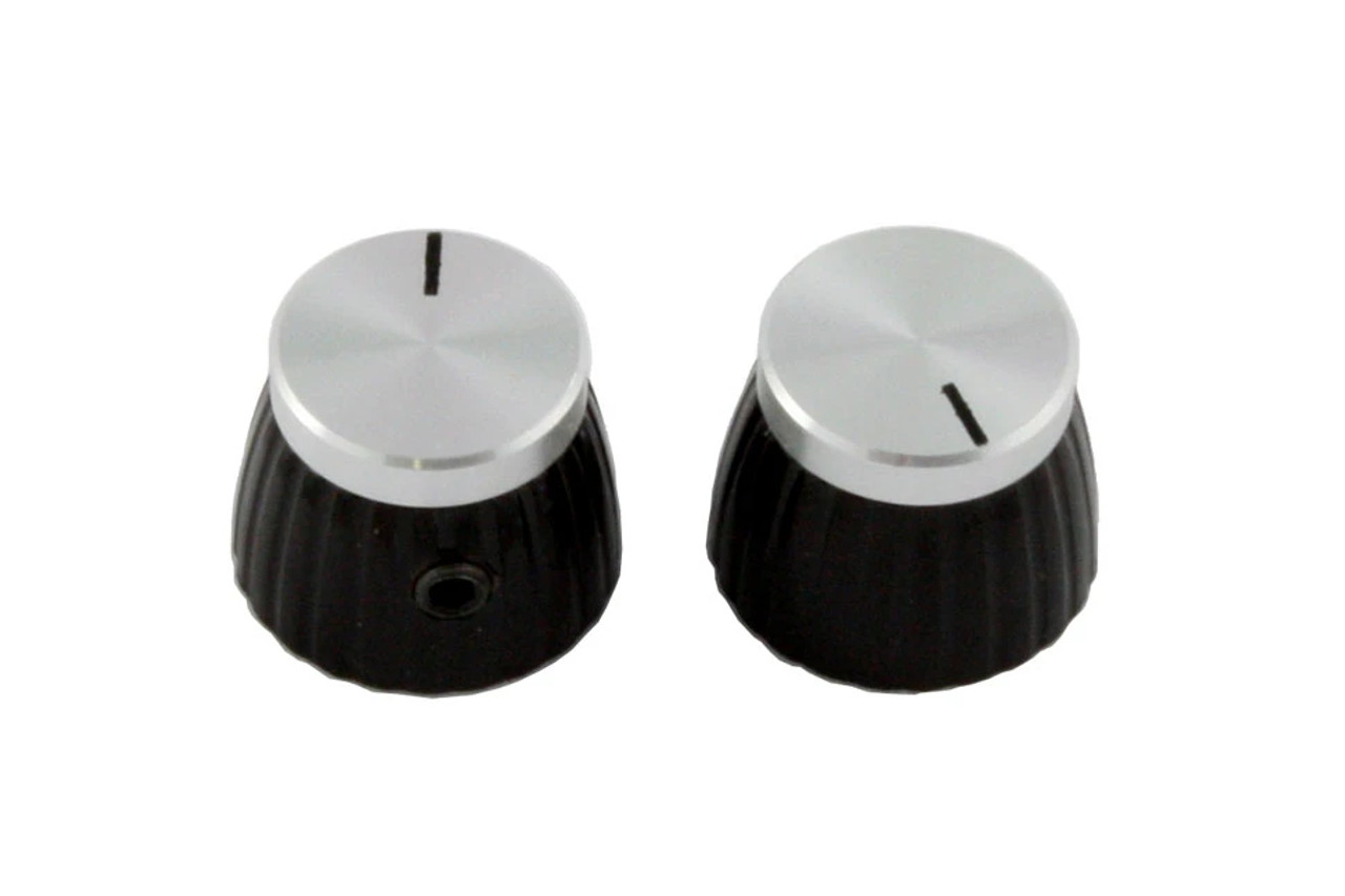 Chrome Top Knobs for Marshall Amps Set of 2