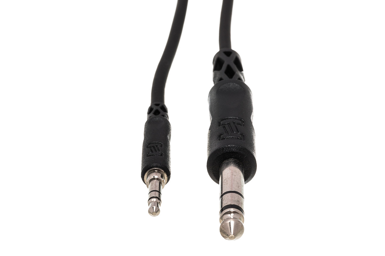 Hosa Stereo Interconnect 3.5 mm TRS to 1/4 in TRS 5 ft