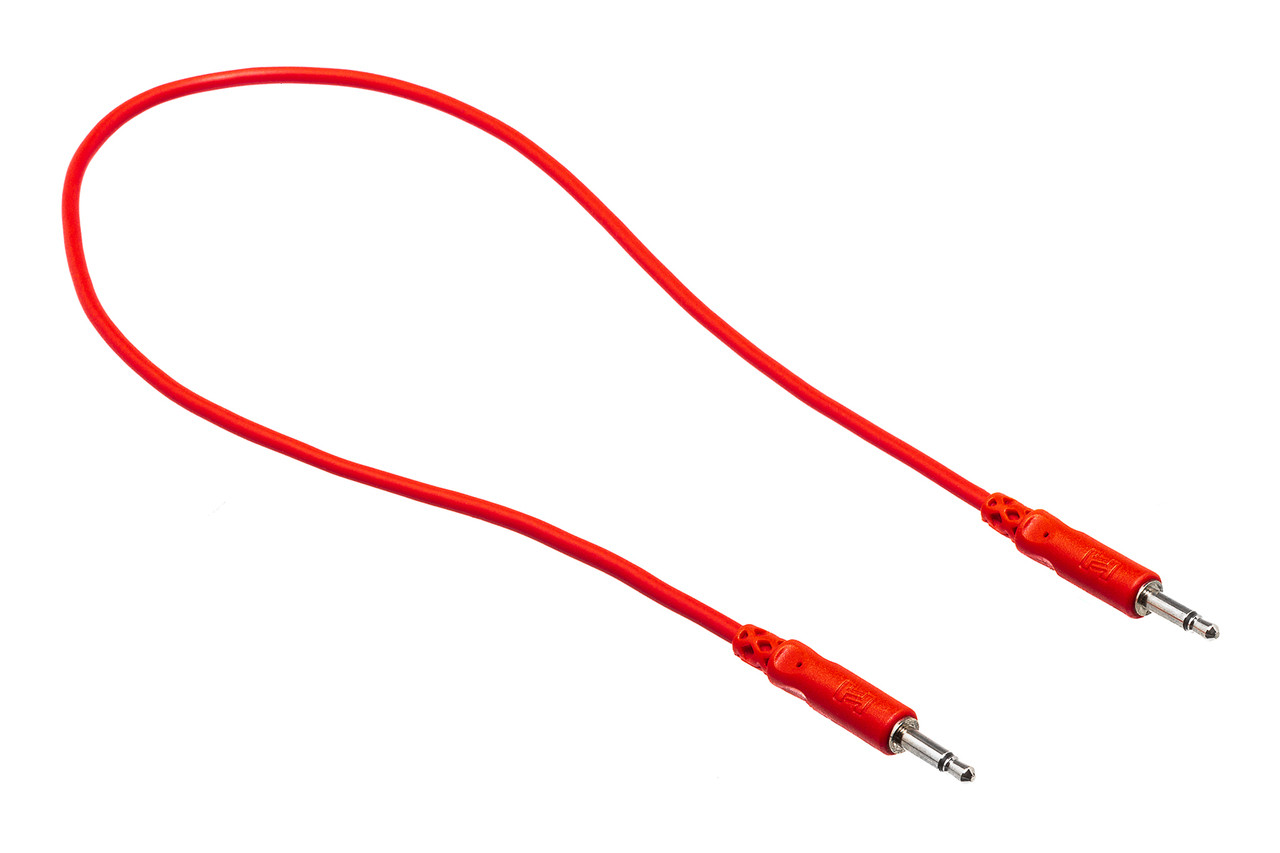 Hosa Unbalanced Patch Cables 3.5mm TS to Same 1ft