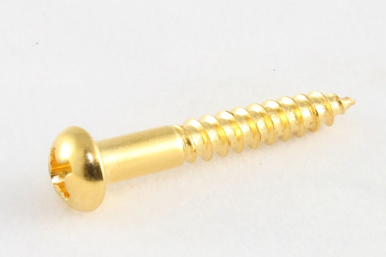 Guitar Tremolo Mounting Screws Gold