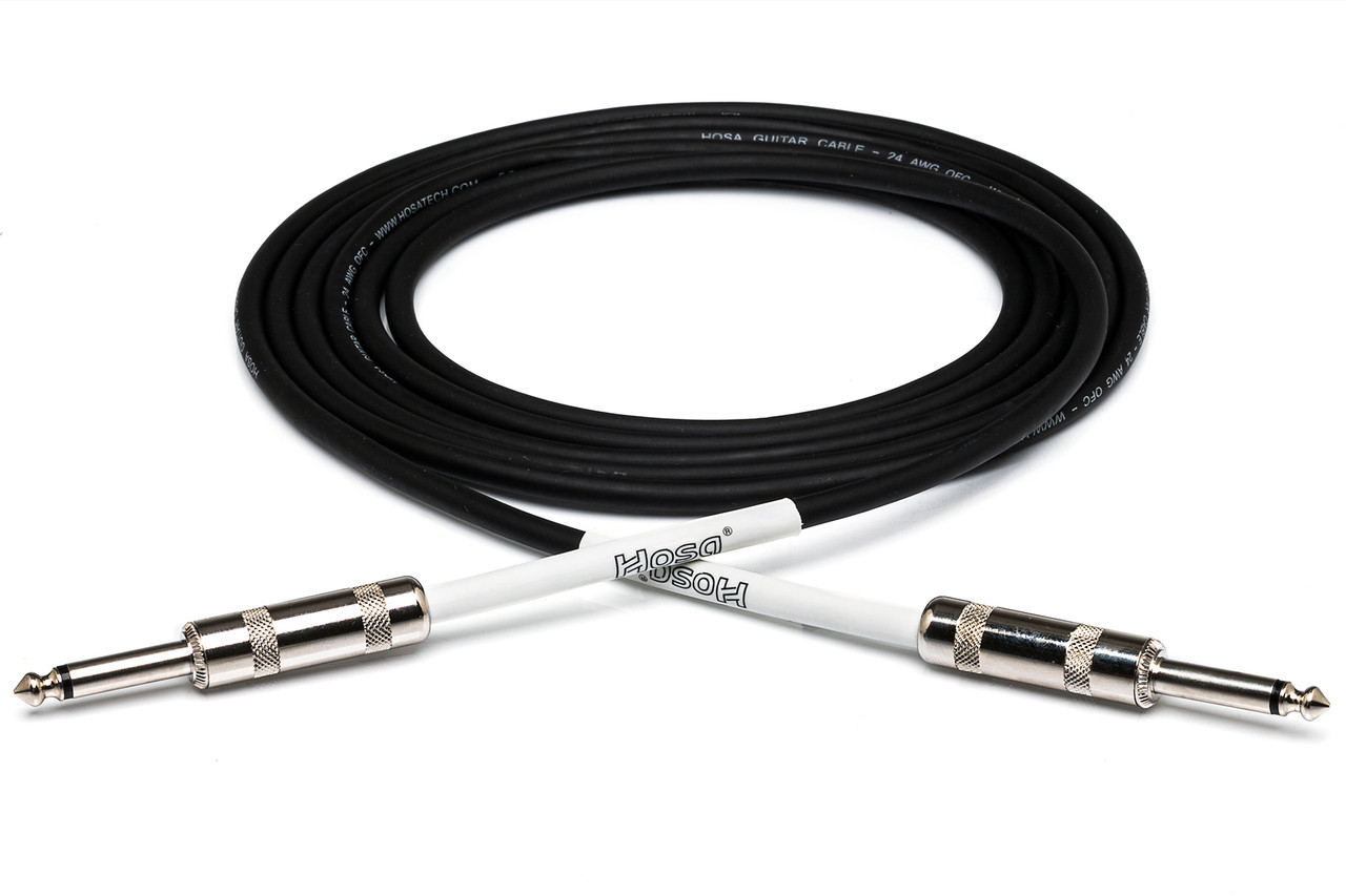 Hosa Standard Guitar Cable 15 ft Straight to Same