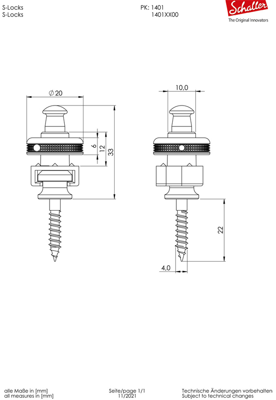 Schaller S-Locks M Chrome