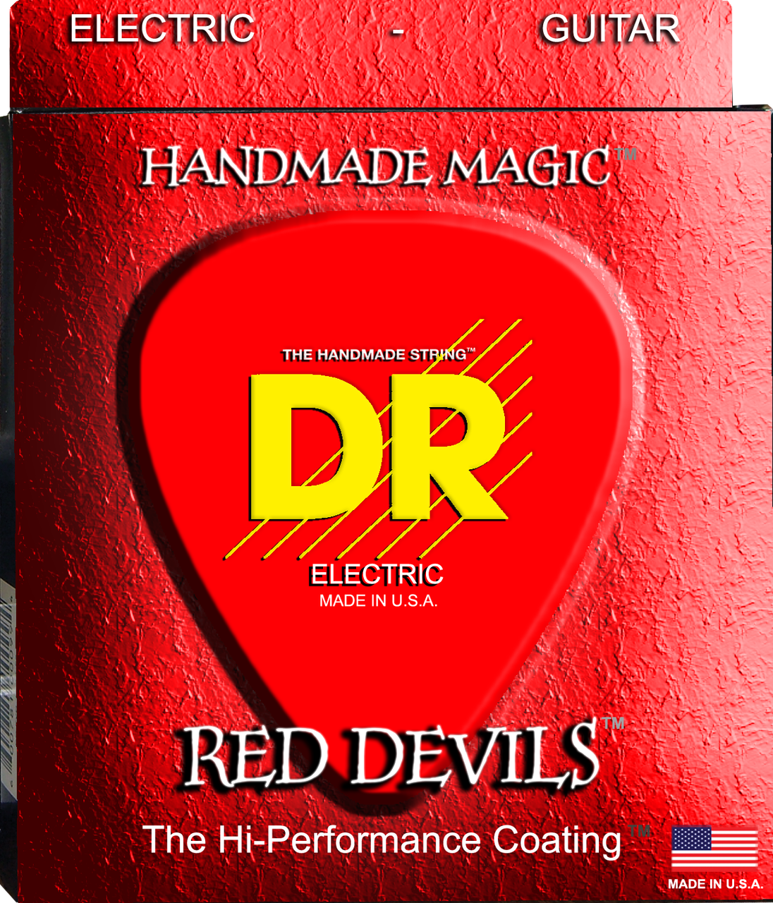 DR Red Devils Electric Guitar Strings Medium 10-46