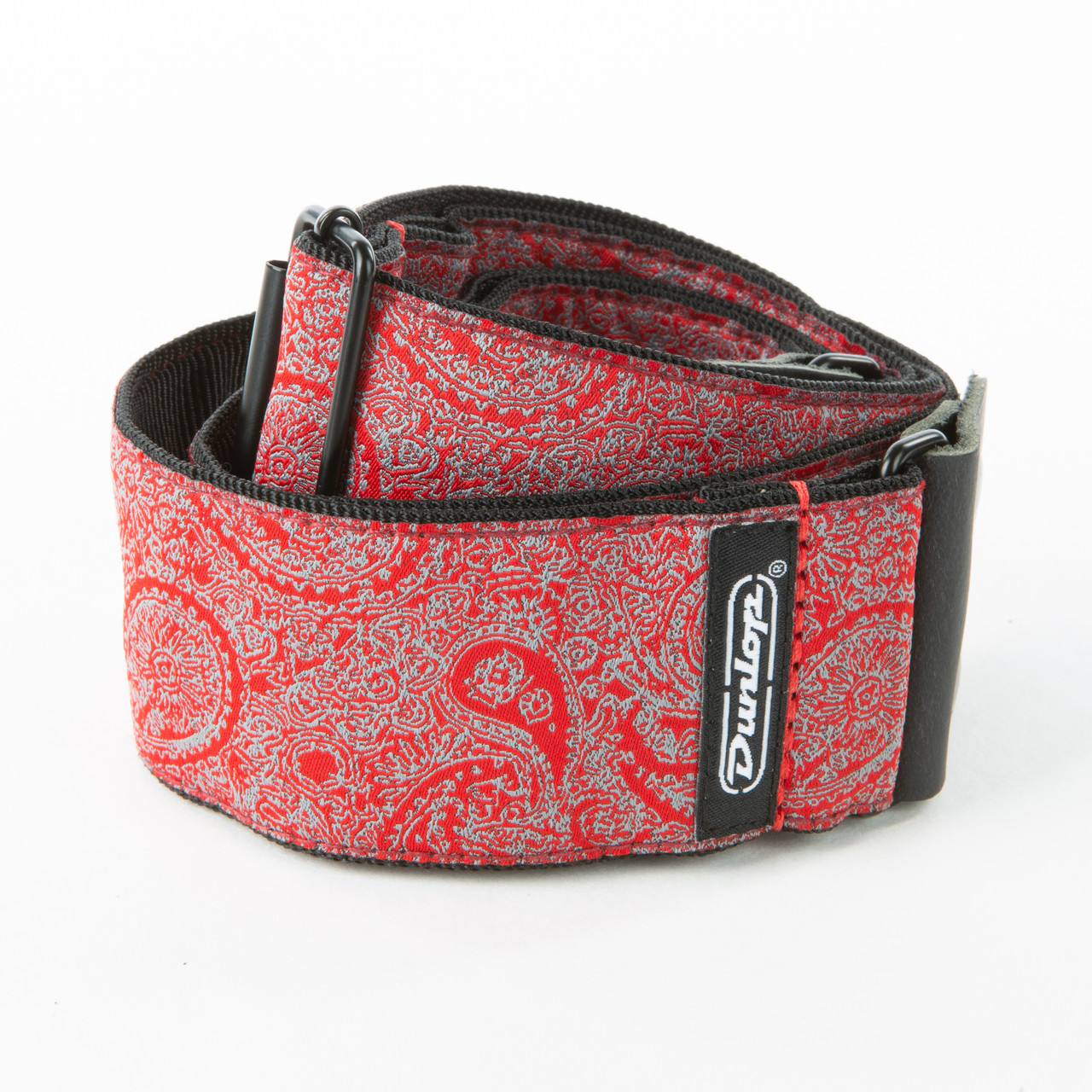 Dunlop Jacquard Paisley Red Guitar Strap