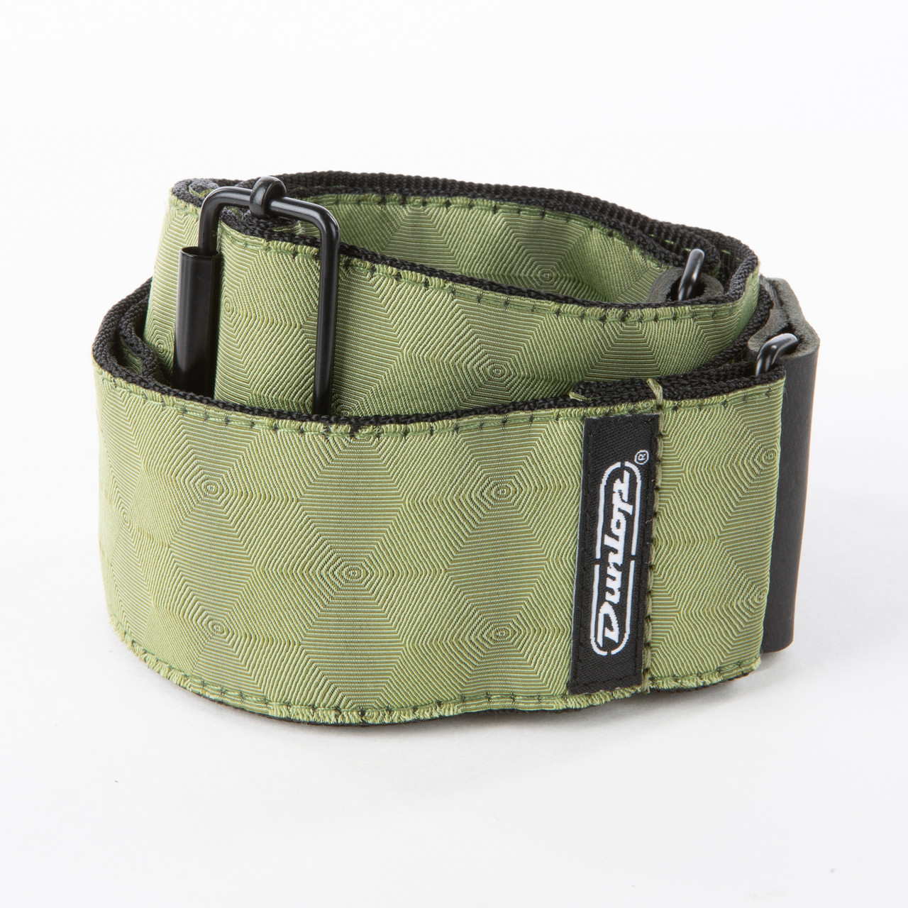 Dunlop Jacquard Hexagon Echo Olive Guitar Strap