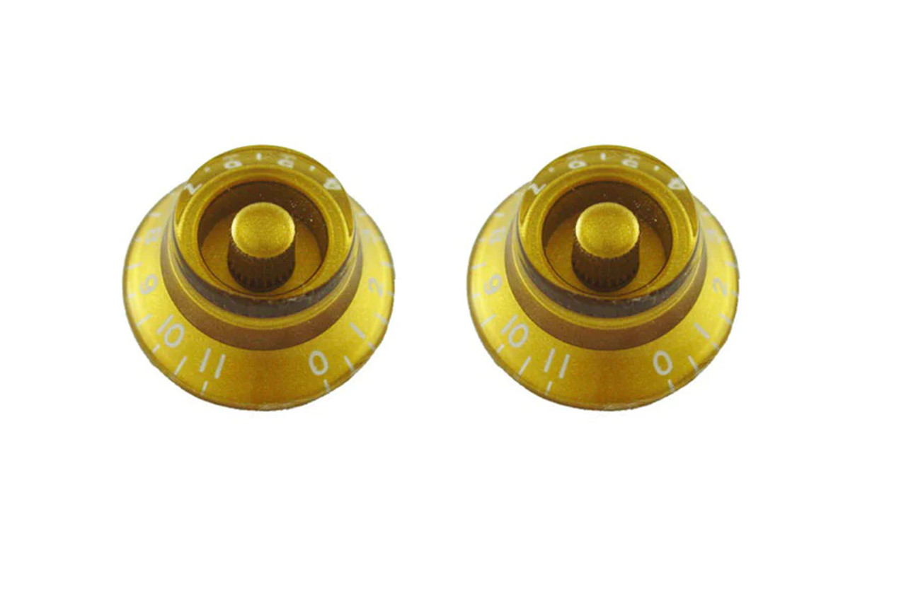 Gold Bell Knobs that go to 11 Set of 2