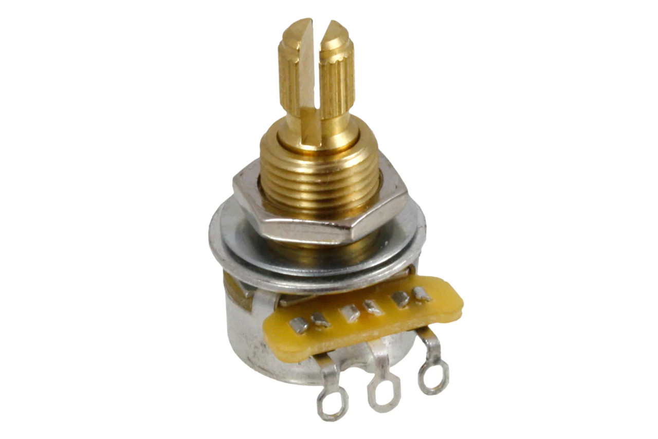 CTS 250K OHM Mini Knurled Split Shaft Audio Potentiometer