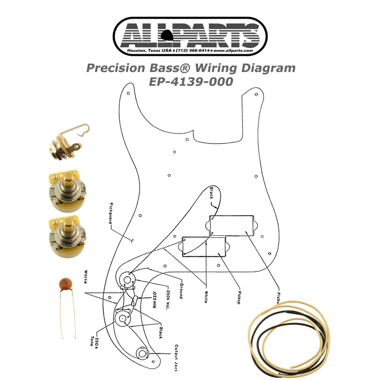 Wiring Kit for Precision Bass