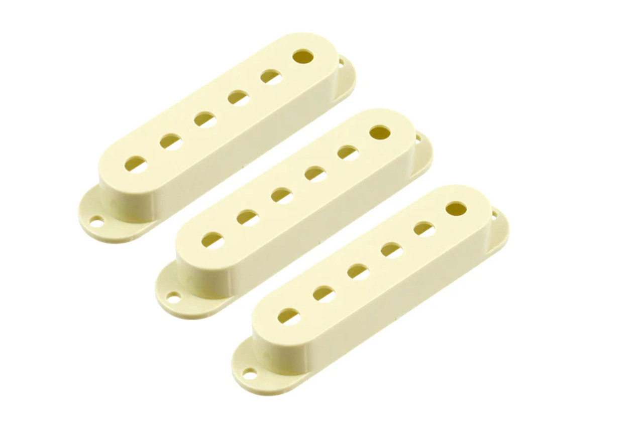 Vintage Cream Pickup Covers for Stratocaster - Set of 3