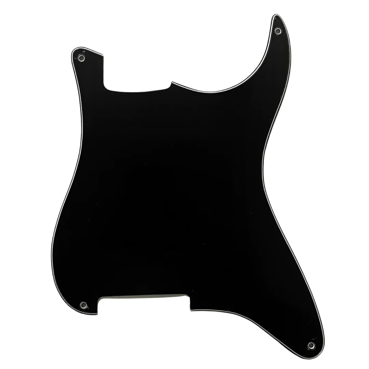 Pickguard Outline for Stratocaster-Black 3 Ply