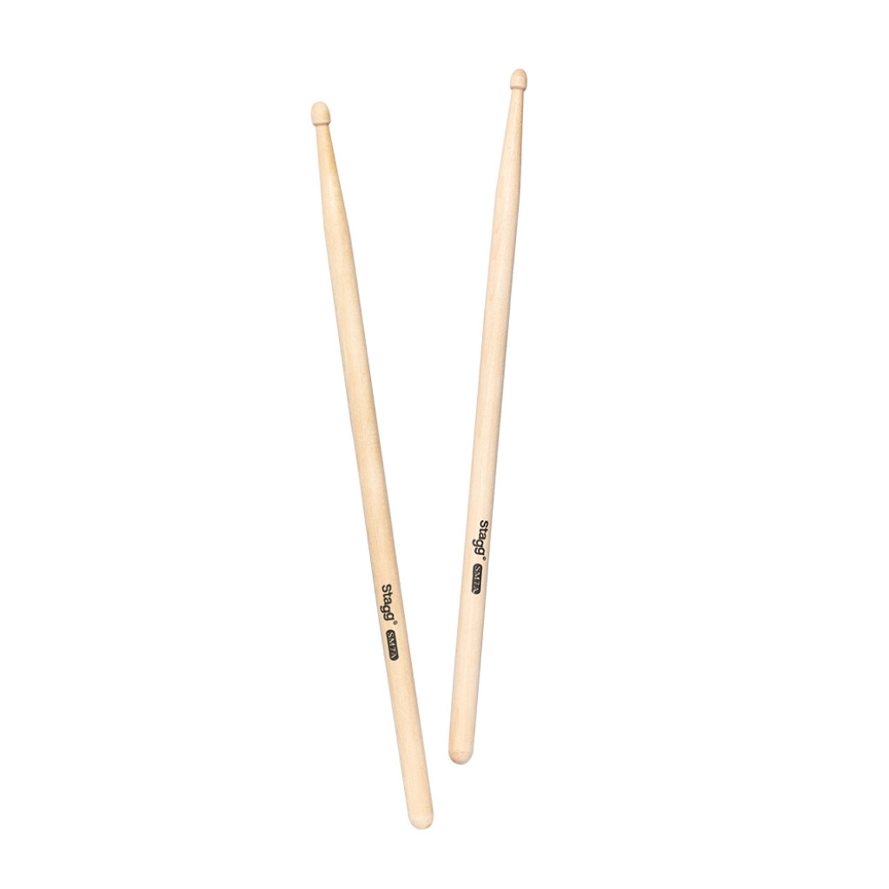 Stagg Pair of Maple Drum Sticks/7A - Wooden TIp