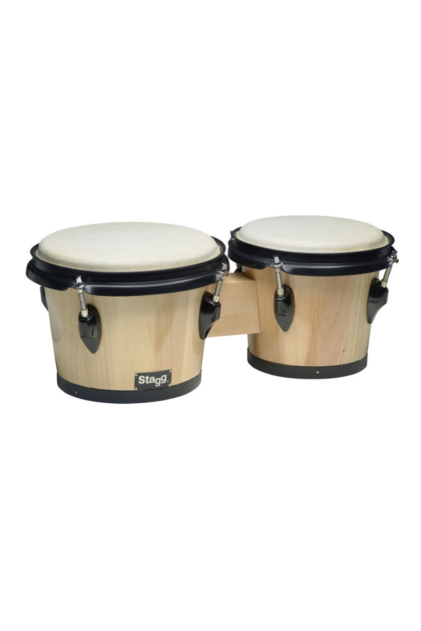 Stagg Wood Bongo 6.5"& 7.5" Natural