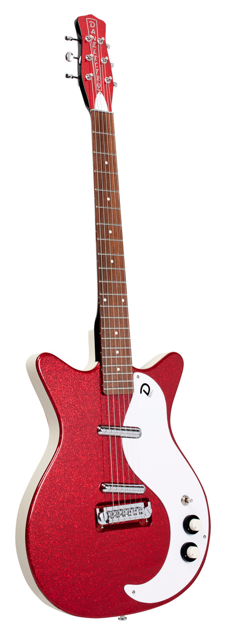 Danelectro '59M NOS+ Electric Guitar Red Metalflake