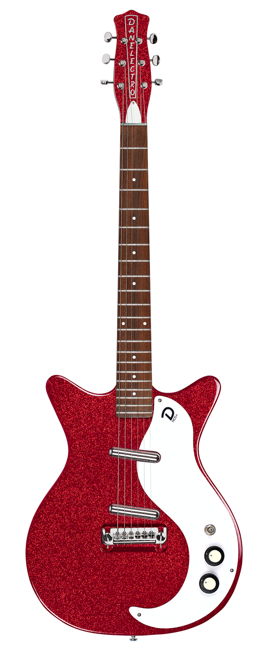 Danelectro '59M NOS+ Electric Guitar Red Metalflake