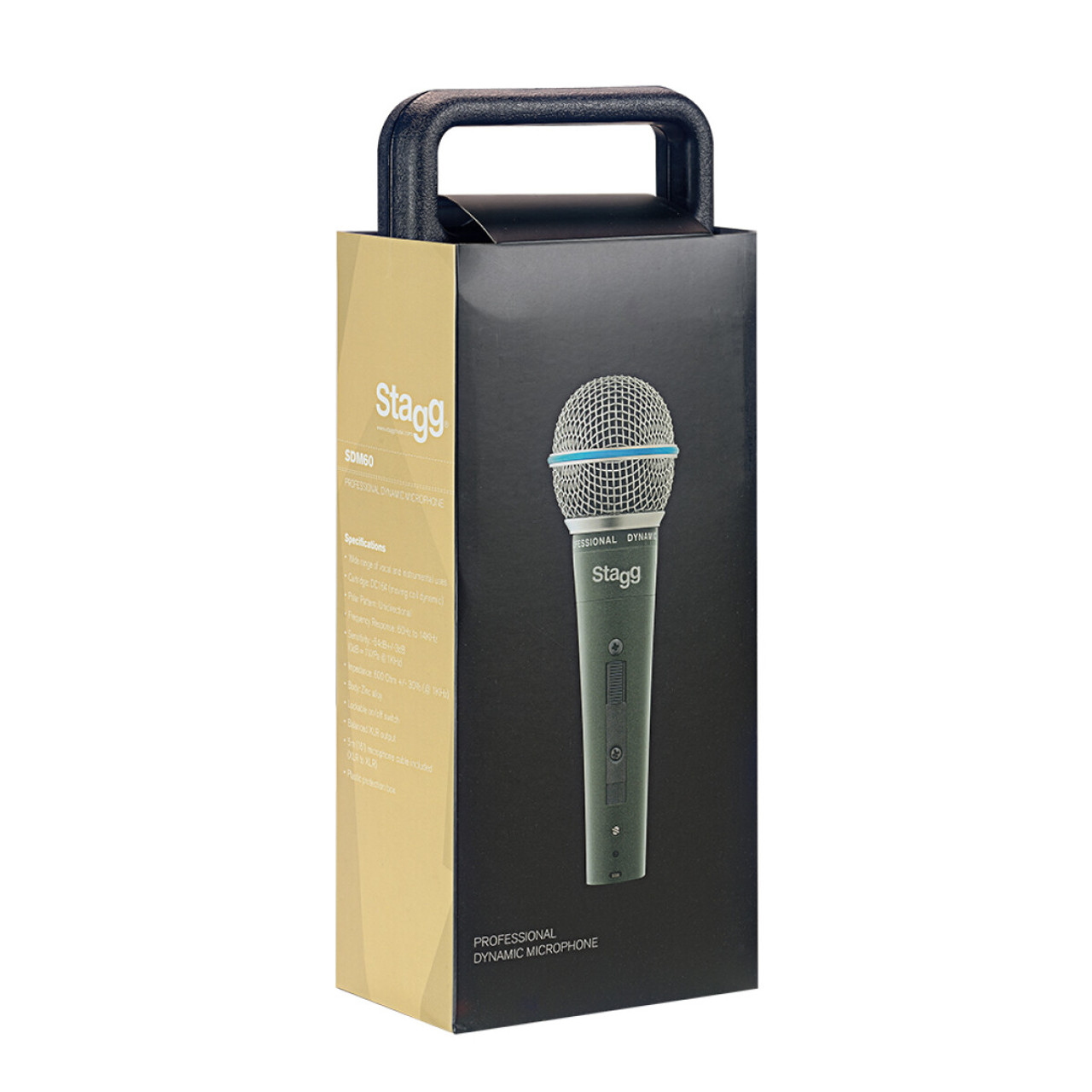 Stagg Professional Cardioid Dynamic Microphone with Cartridge DC164