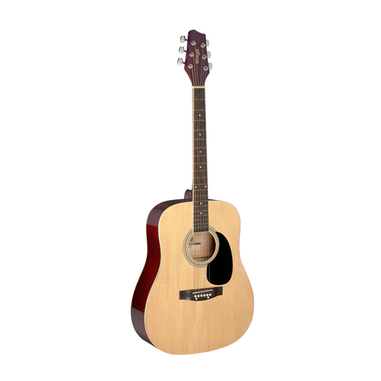 Stagg Dreadnought Acoustic Guitar with Basswood Top Natural