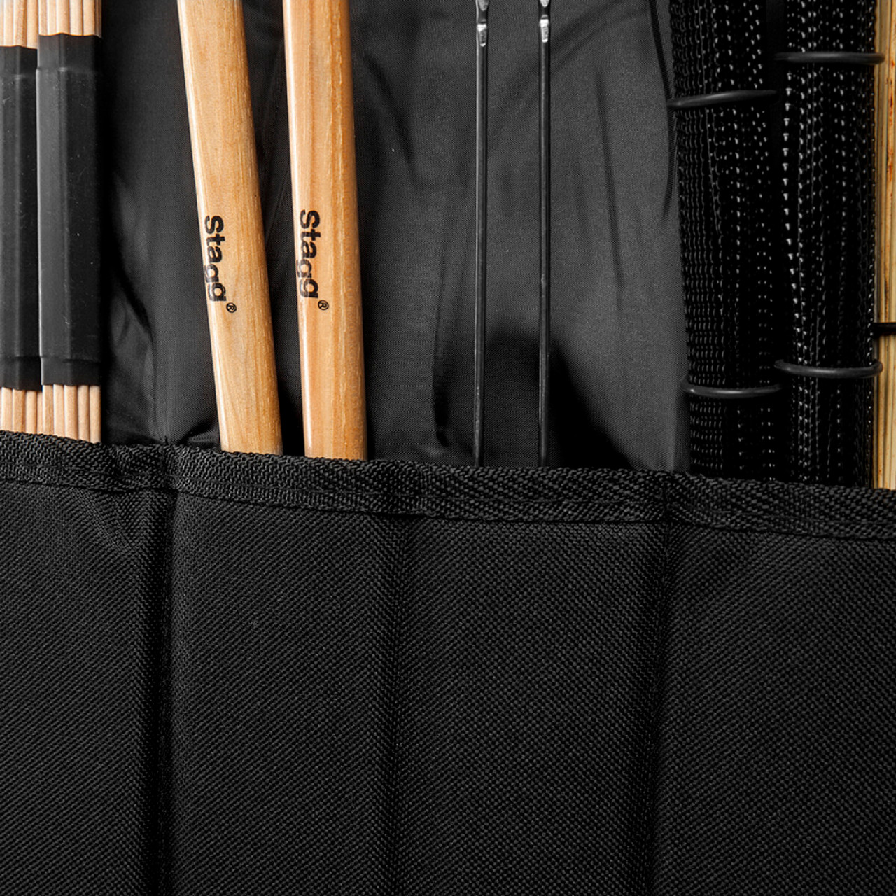 Stagg Nylon Drumstick Bag-Black