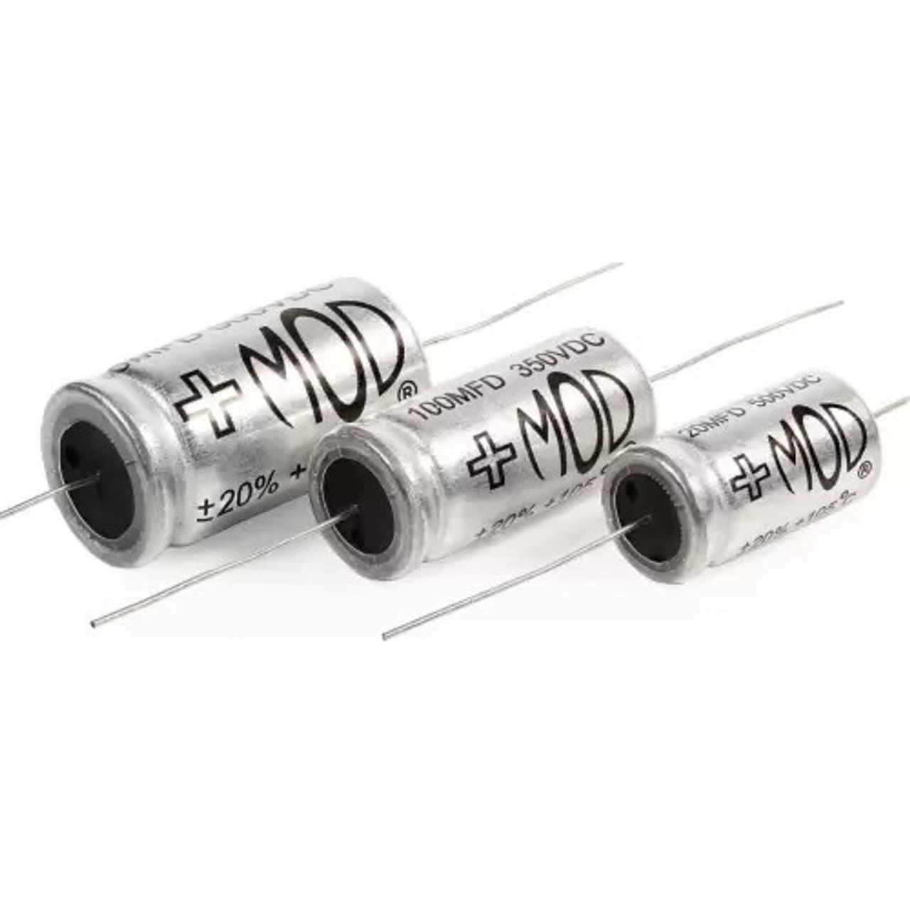 50uf Capacitor - Mod Electronics, Aluminum Electrolytic, 105°C, Axial Lead