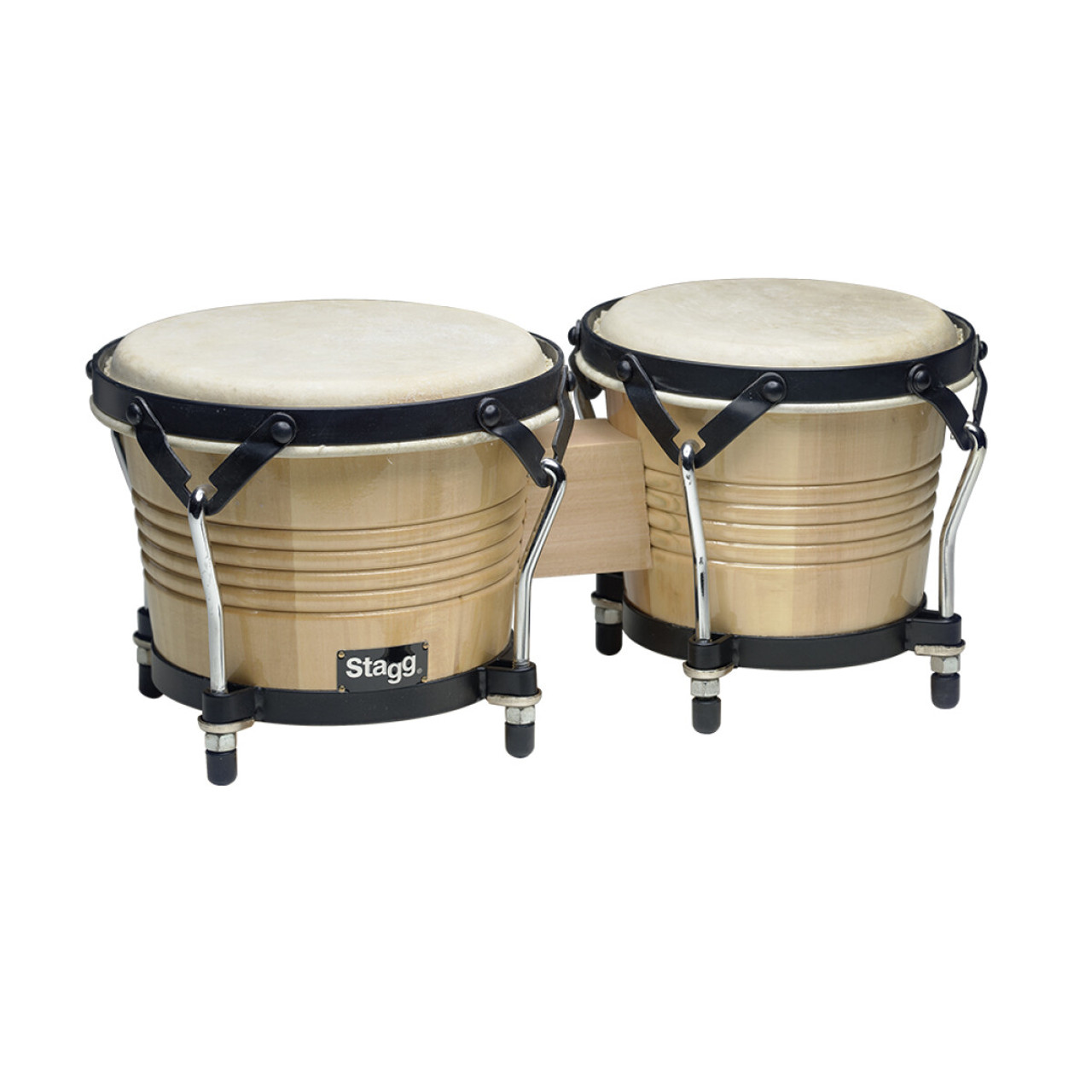 Stagg Wood Bongo 7.5"& 6.5" Natural