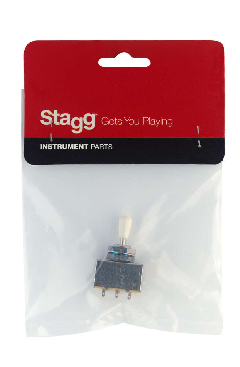 Stagg 3 Way Switch LP. Black