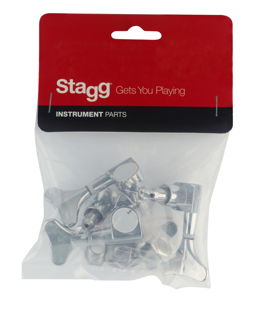 Stagg 2X2 Machine Head Bass Diecast Chrome