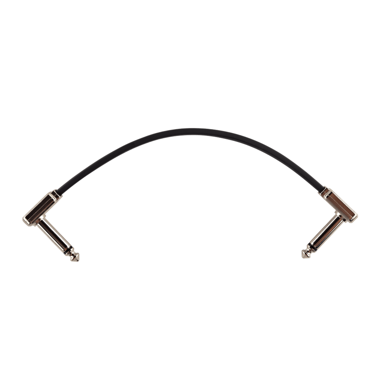 Ernie Ball Flat Ribbon Patch Cable 6in - Black - Single