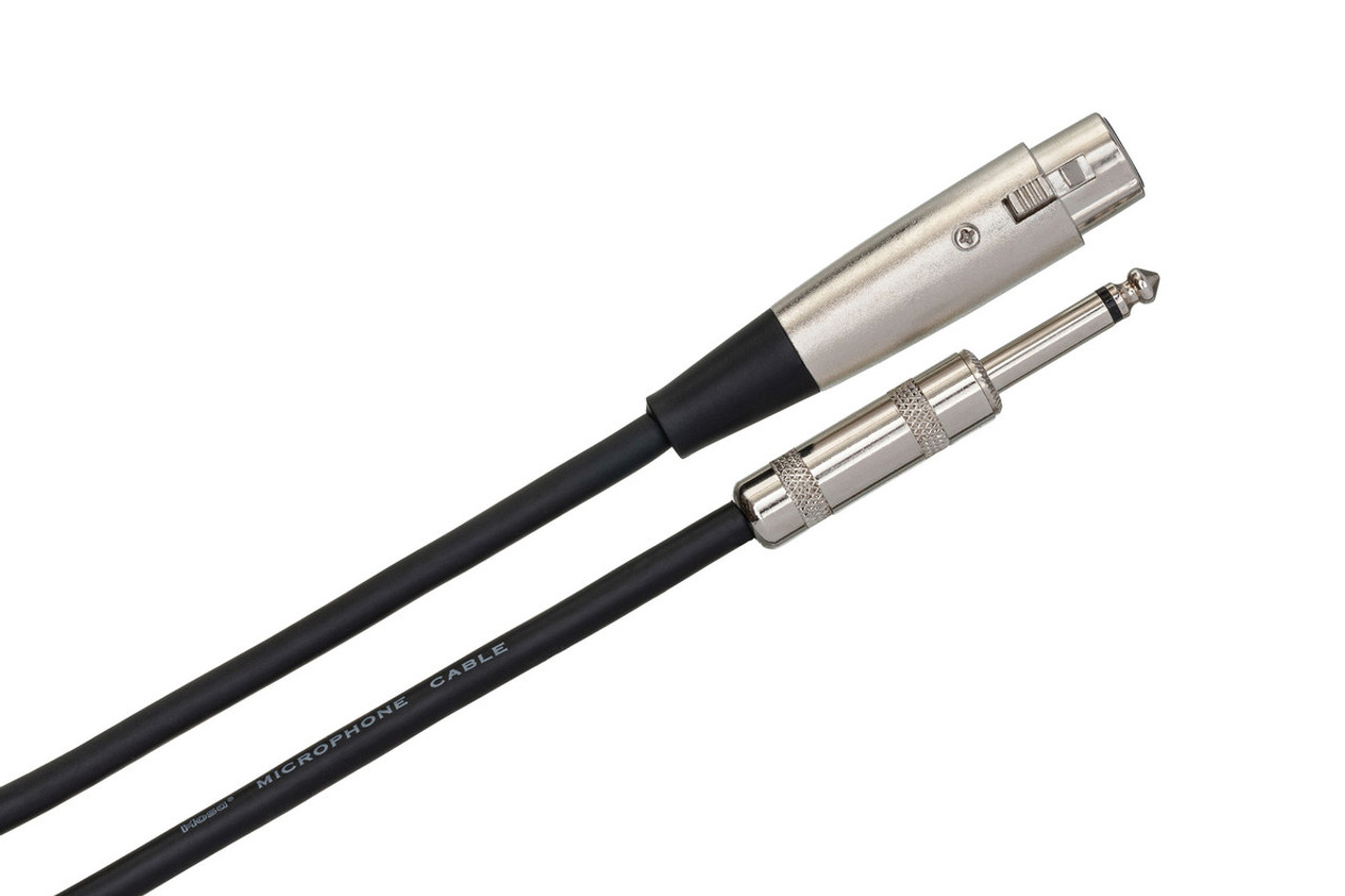 Hosa Microphone Cable 10ft XLR3F to TS