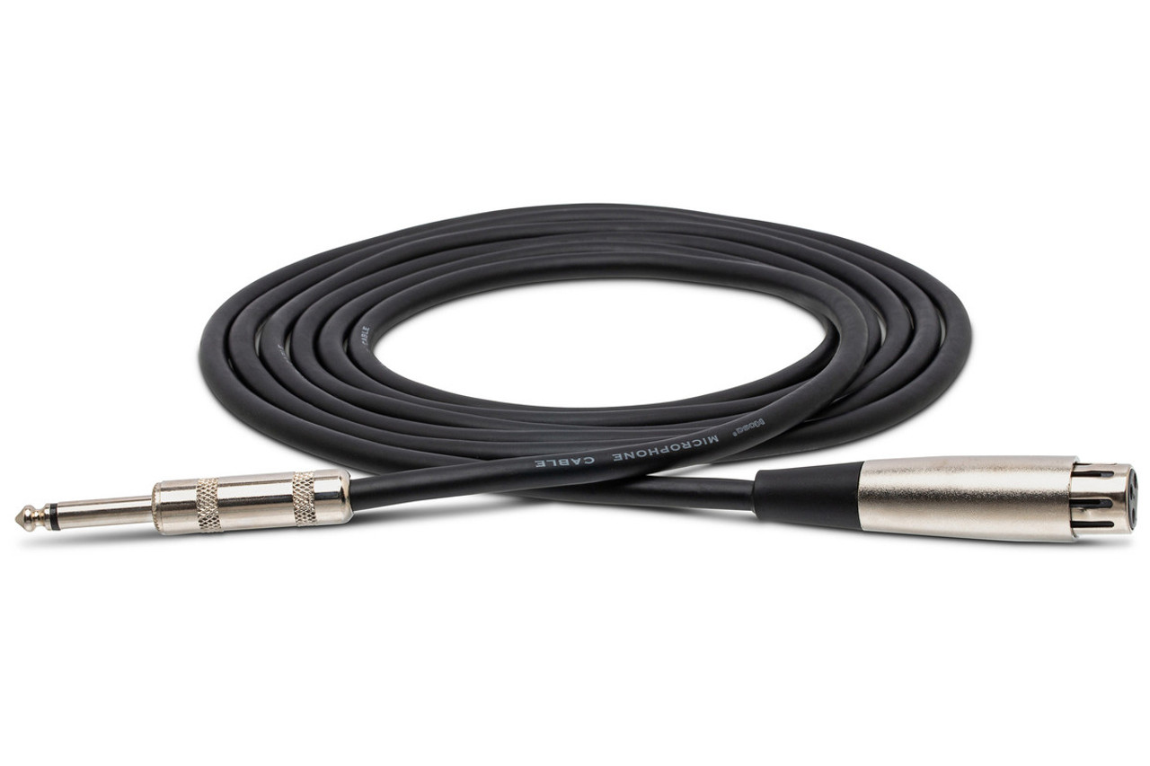 Hosa Microphone Cable 10ft XLR3F to TS