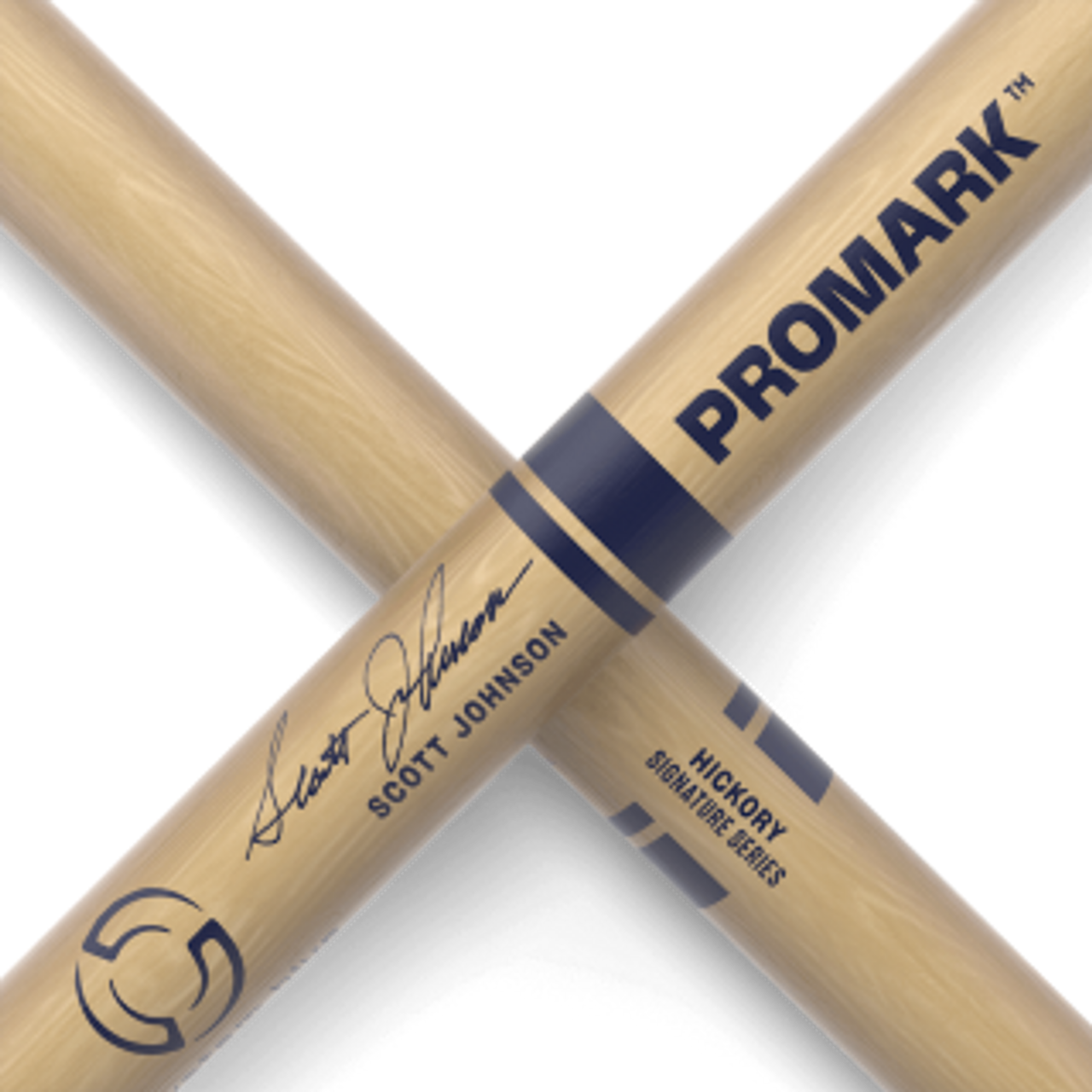 ProMark TXDC17W Scott Johnson Hickory Drumstick, Wood Tip