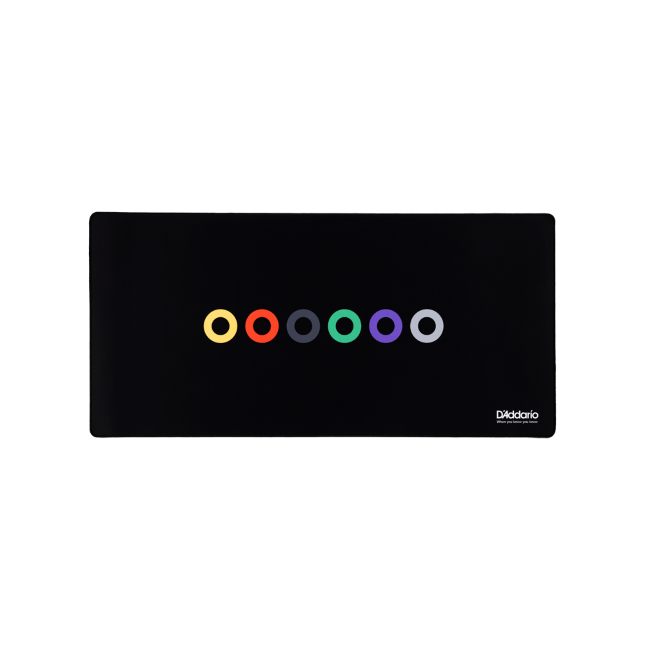D'Addario HGG230100  WYKYK Ball End String Change Mat, Black