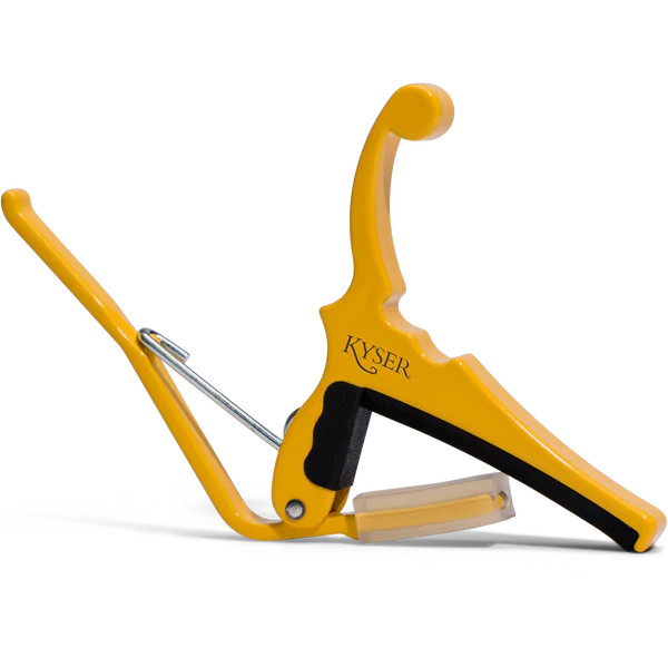 Fender x Kyser Quick-Change Electric Guitar Capo, Butterscotch Blond