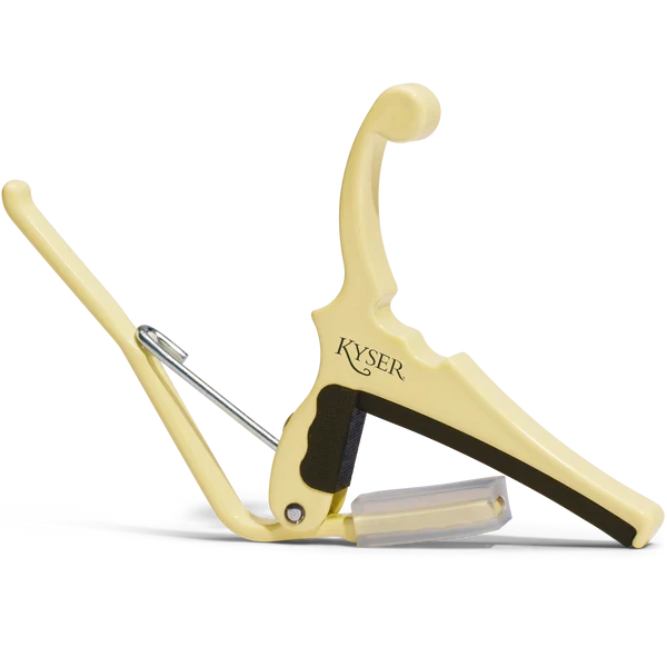 Fender x Kyser Quick-Change Electric Guitar Capo, Olympic White