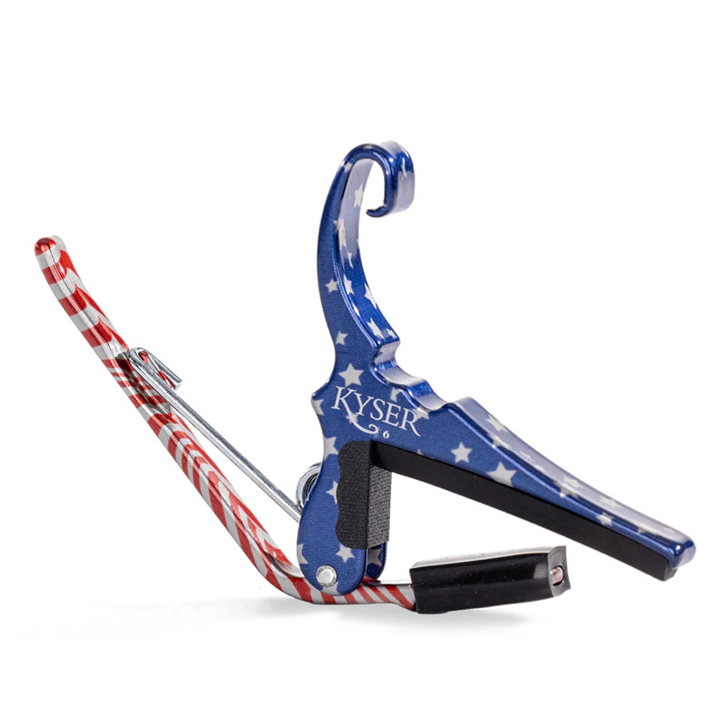 Kyser 6 Acoustic Quick-Change Capo for 6-String Guitars Stars & Stripes