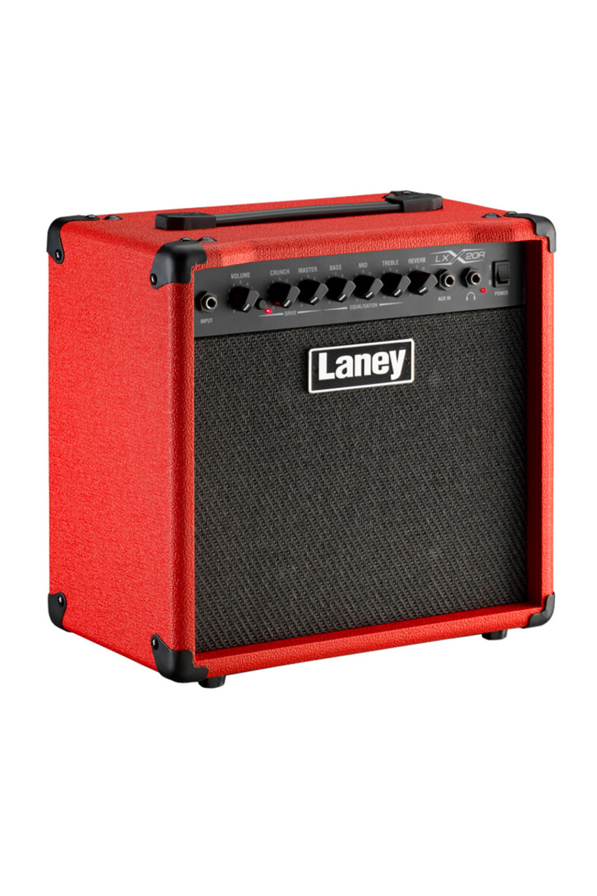 Laney LX20R-RED LX 20W Electric Guitar Combo 1X8" Reverb
